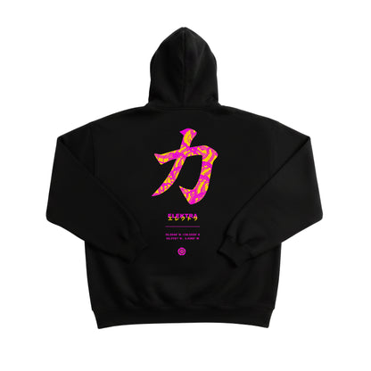 PINK WAVES HOODIE