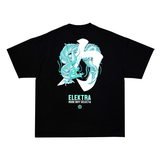 Saphir-Drachen-T-Shirt