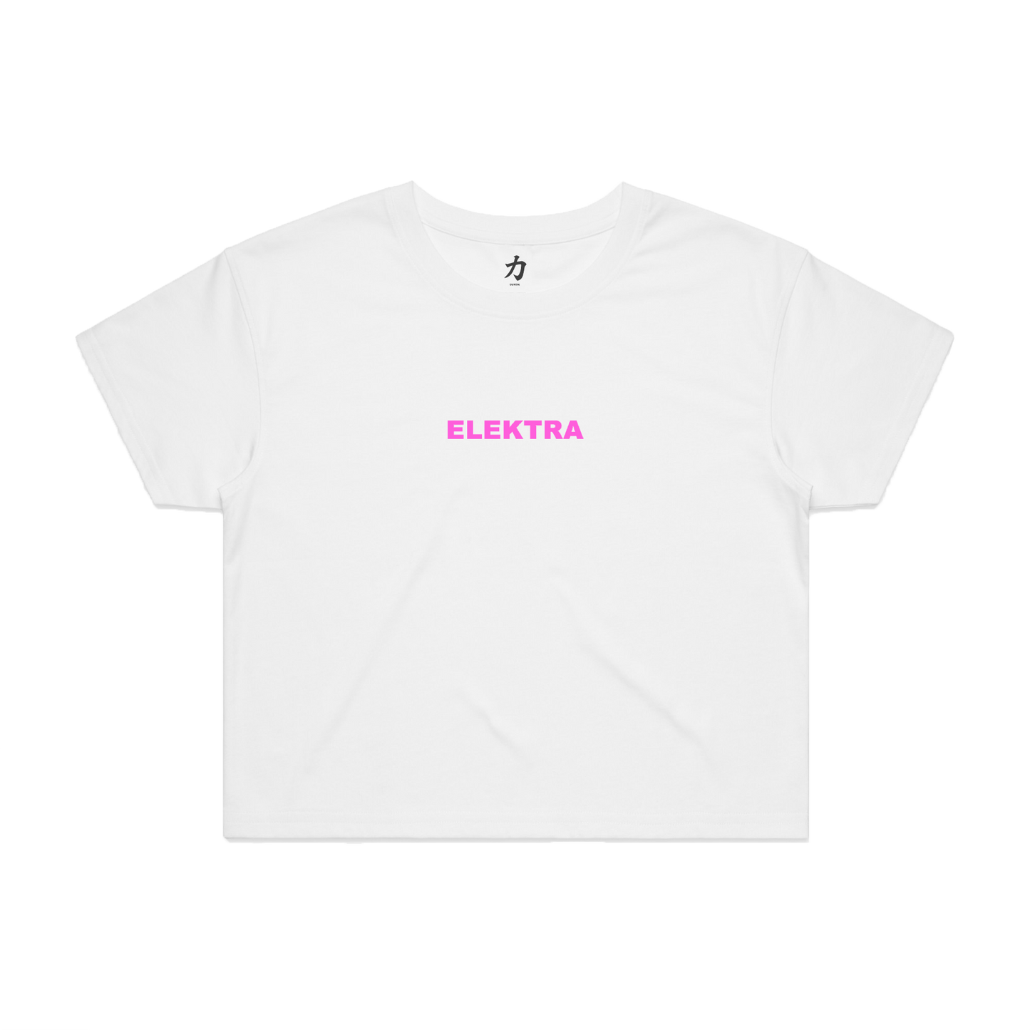 Rosa Wellen Crop Top