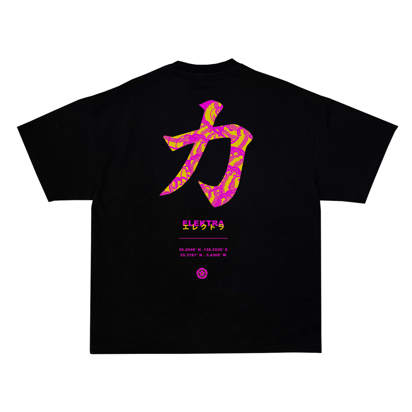 Rosa Wellen T-Shirt