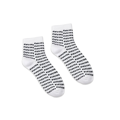 WHITE ELEKTRA SOCKS