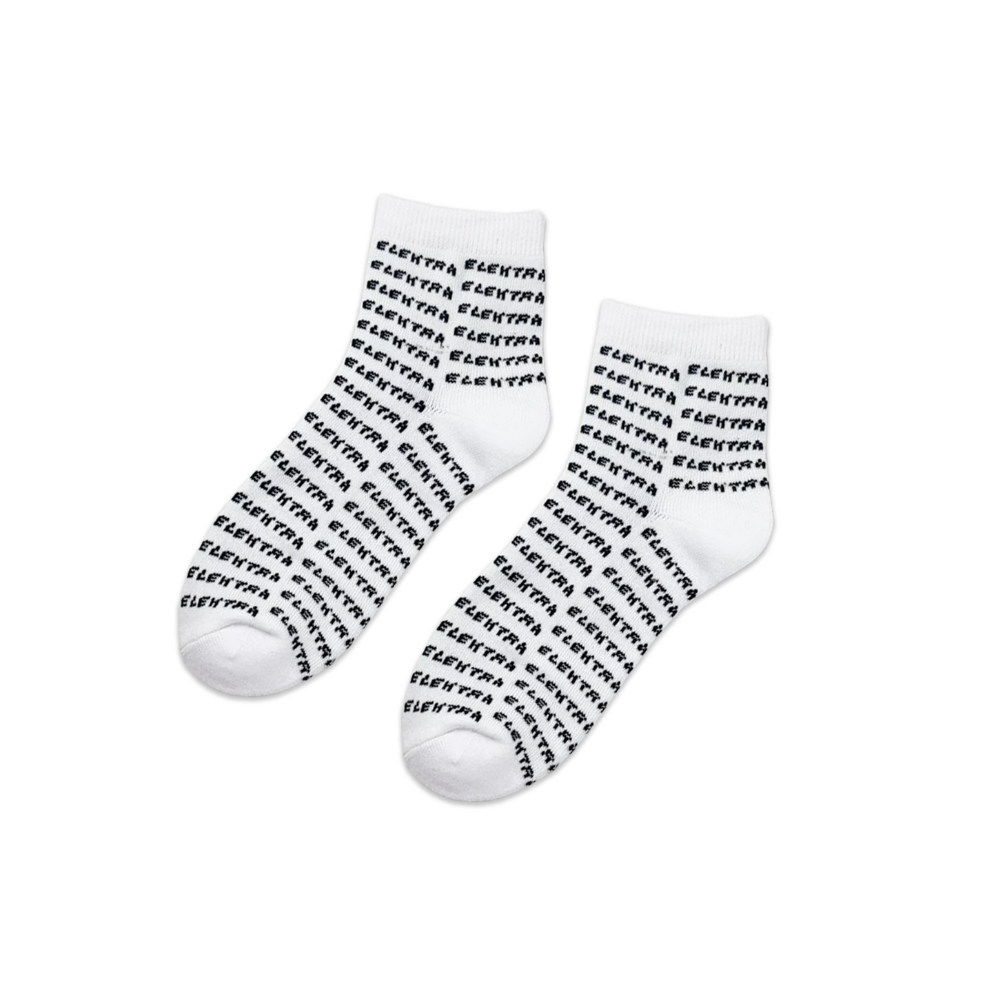 WHITE ELEKTRA SOCKS