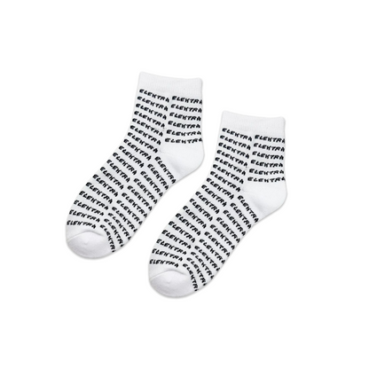 WHITE ELEKTRA SOCKS