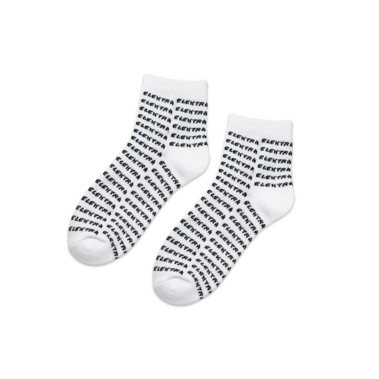 WHITE ELEKTRA SOCKS